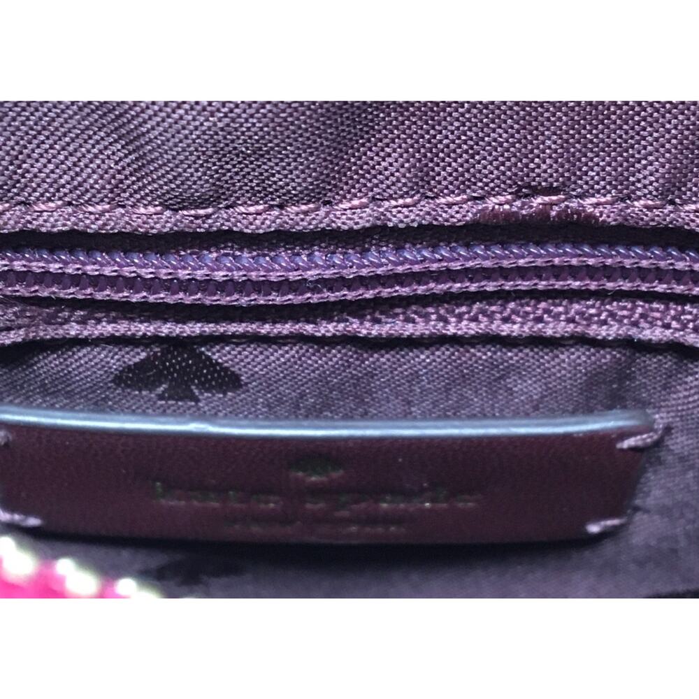 Kate Spade New York Harper Berry Leather Crossbody Purse Handbag WKR00062 - Picture 6 of 6